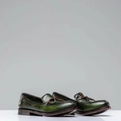 Cordovan Loafer In Green -Dune Shop alberto fasciani cordovan loafer in green mens shoes axels vail 29165757890749
