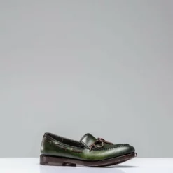 Cordovan Loafer In Green