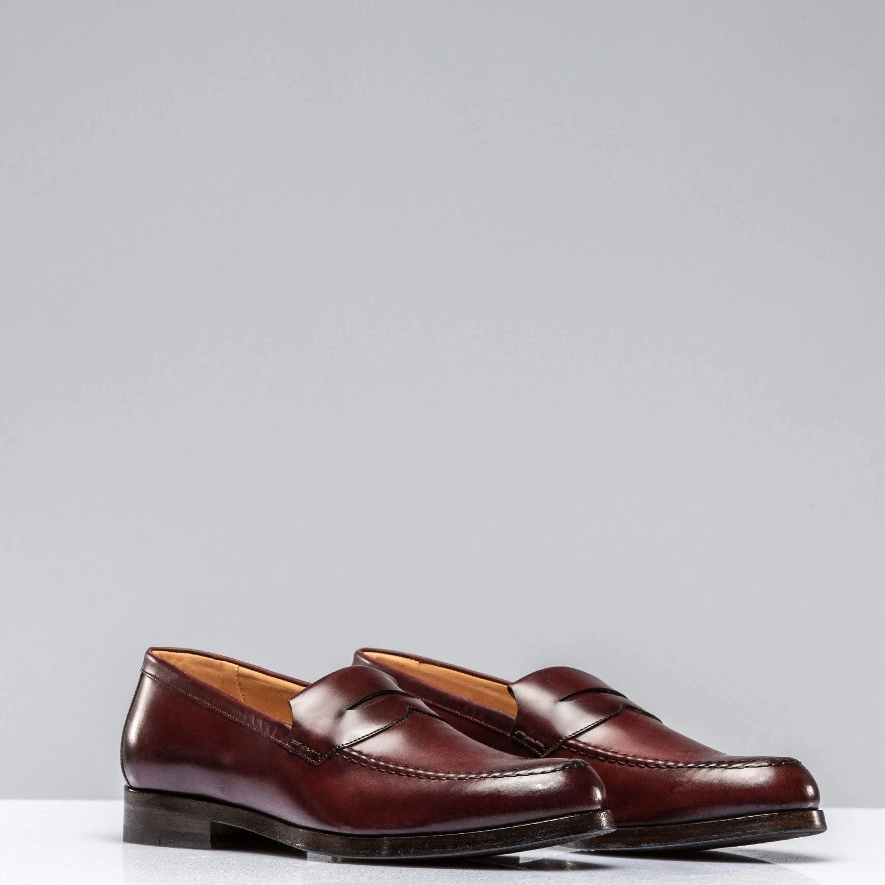 Lucro Loafer In Burgundy Antique 2 Lucro Loafer In Burgundy Antique - Image 2