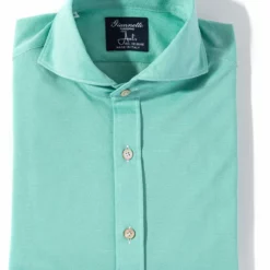 Menerbes Jersey Shirt In Aqua Marine