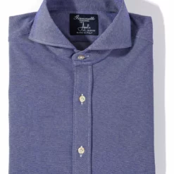 Menerbes Jersey Shirt In Indigo Blu