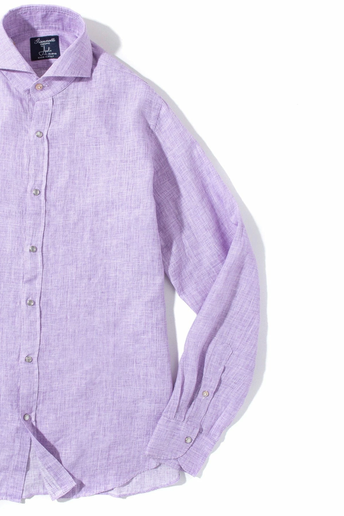Sorgue Linen Shirt In Lavender 2 Sorgue Linen Shirt In Lavender - Image 2
