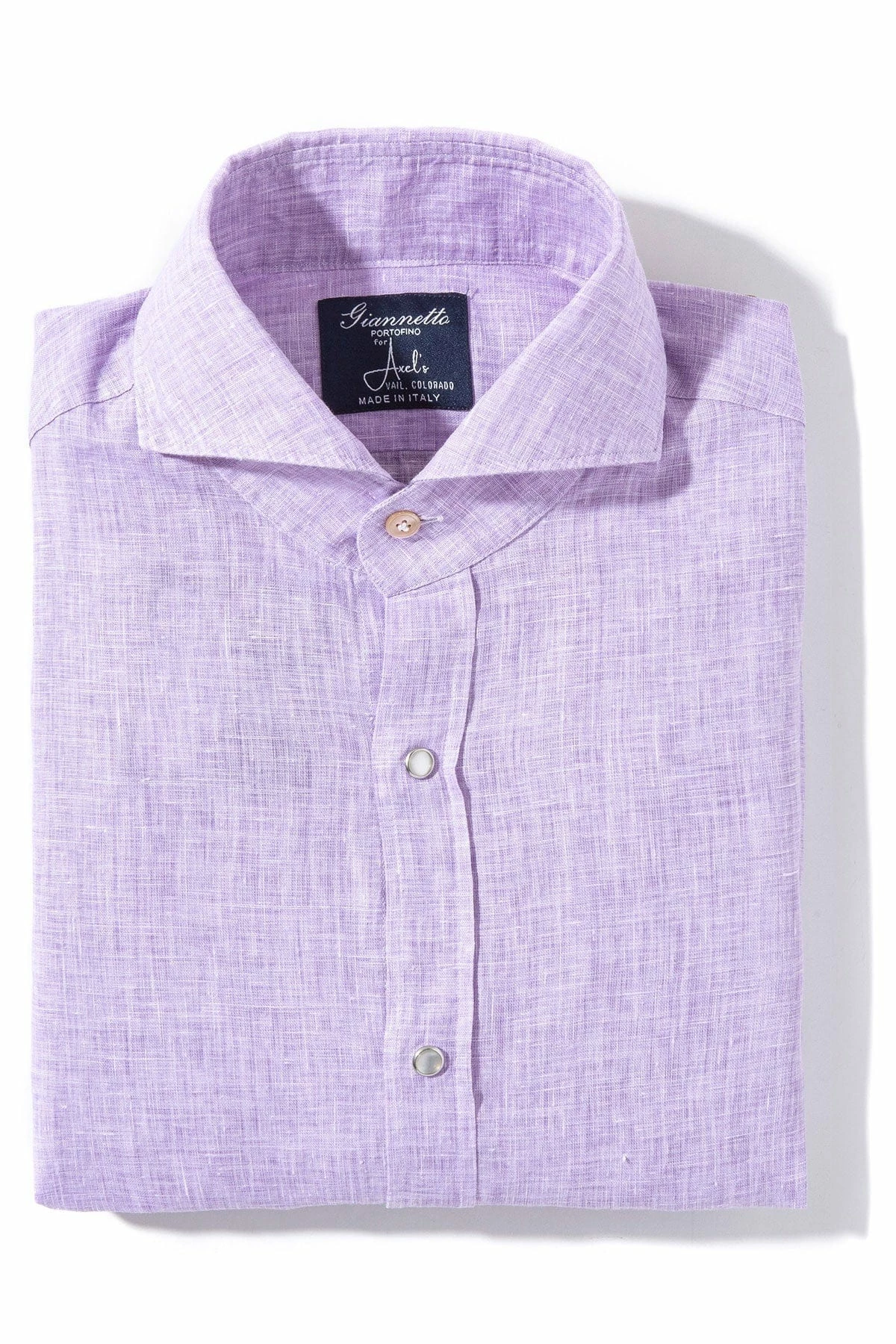 Sorgue Linen Shirt In Lavender 1 Sorgue Linen Shirt In Lavender