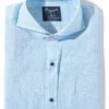 Sorgue Linen Shirt In Light Blue
