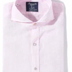 Sorgue Linen Shirt In Pink