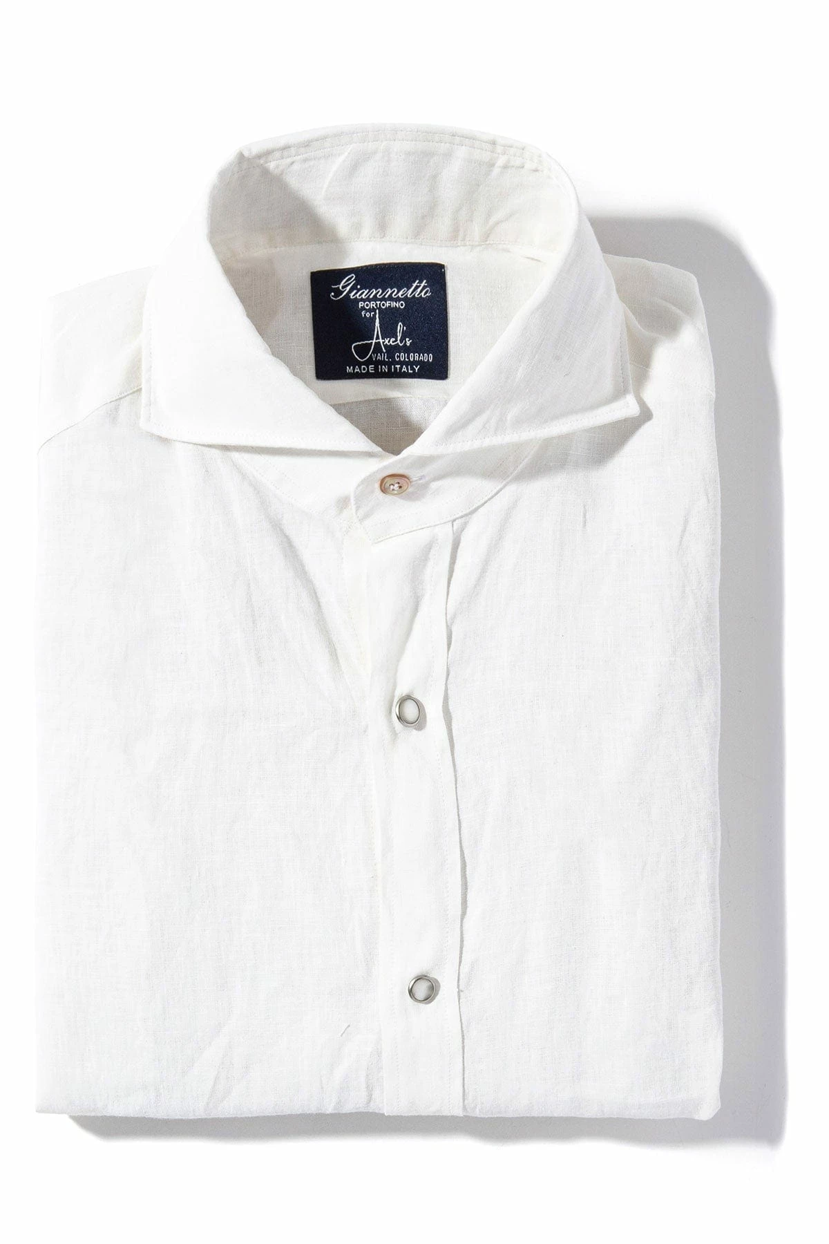 Sorgue Linen Shirt In White 1 Sorgue Linen Shirt In White