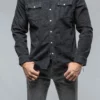 Brooks Corduroy Snap Shirt In Anthracite