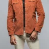 Brooks Corduroy Snap Shirt In Coccio