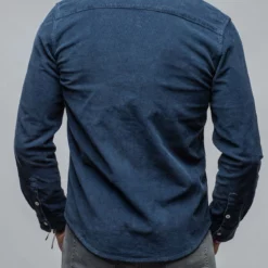 Brooks Corduroy Snap Shirt In Navy -Dune Shop axels premium denim brooks corduroy snap shirt in navy mens shirts axels vail 38114745450730