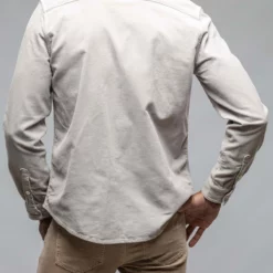 Brooks Corduroy Snap Shirt In Sasso -Dune Shop axels premium denim brooks corduroy snap shirt in sasso mens shirts axels vail 37899499667690