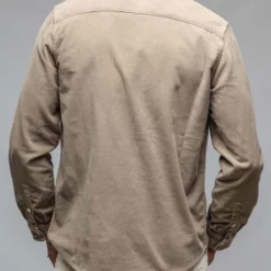 Brooks Corduroy Snap Shirt In Tortora 9 Brooks Corduroy Snap Shirt In Tortora -Dune Shop axels premium denim brooks corduroy snap shirt in tortora mens shirts axels vail 37899528667370