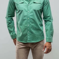 Cassidy Snap Shirt Verde Giada