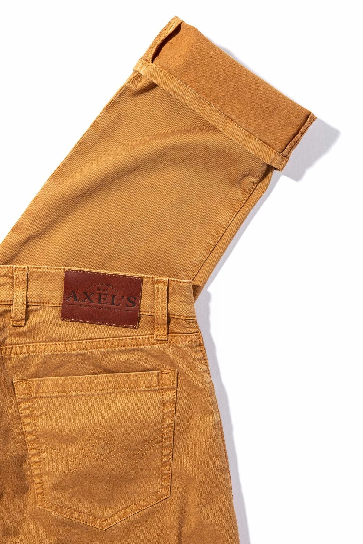 Flagstaff Performance Denim In Gold 3 Flagstaff Performance Denim In Gold - Image 3