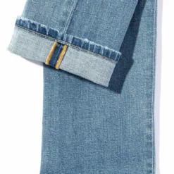 Kingman Denim In Gold With Worn Edges -Dune Shop axels premium denim kingman denim in gold with worn edges mens pants 5 pocket axels vail 38590173577450 1