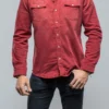 Ranger Denim Snap Shirt In Cherry