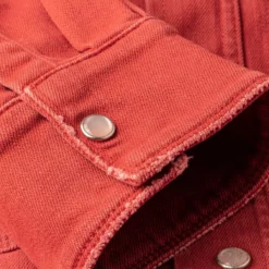 Ranger Denim Snap Shirt In Corallo -Dune Shop axels premium denim ranger denim snap shirt in corallo mens shirts axels vail 37694969872618