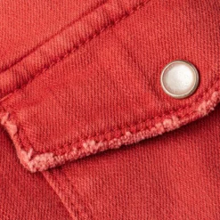 Ranger Denim Snap Shirt In Corallo -Dune Shop axels premium denim ranger denim snap shirt in corallo mens shirts axels vail 37694970101994