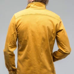 Ranger Denim Snap Shirt In Curcuma 8 Ranger Denim Snap Shirt In Curcuma -Dune Shop axels premium denim ranger denim snap shirt in curcuma mens shirts axels vail 38819074965738