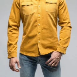Ranger Denim Snap Shirt In Curcuma