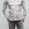 Ranger Denim Snap Shirt In Hickory Root