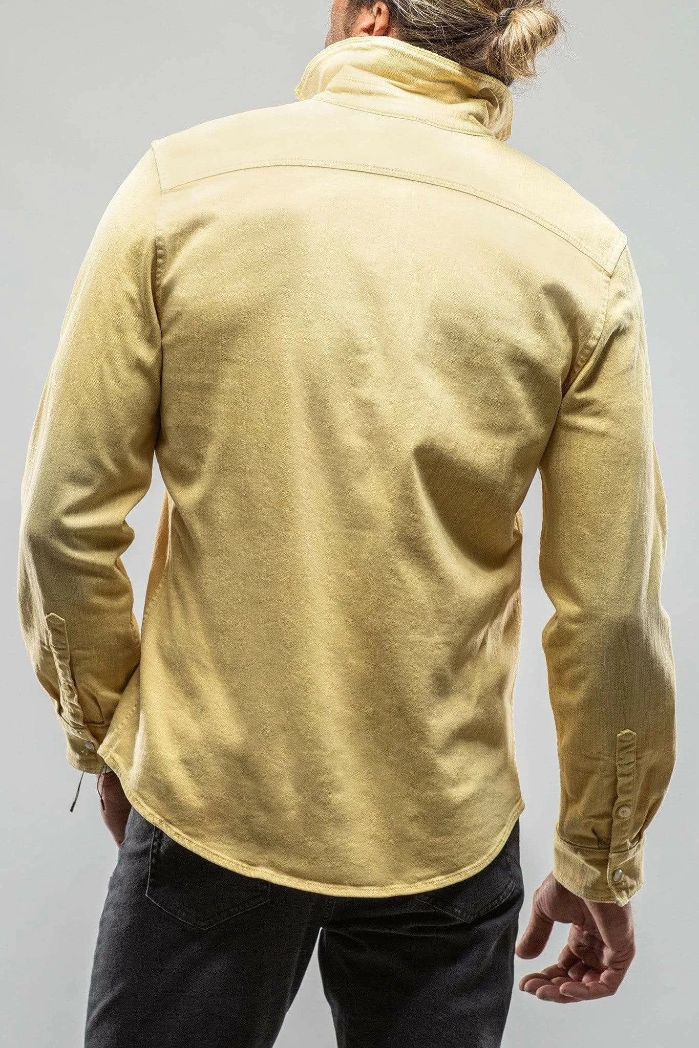 Ranger Denim Snap Shirt In Limone 5 Ranger Denim Snap Shirt In Limone - Image 5