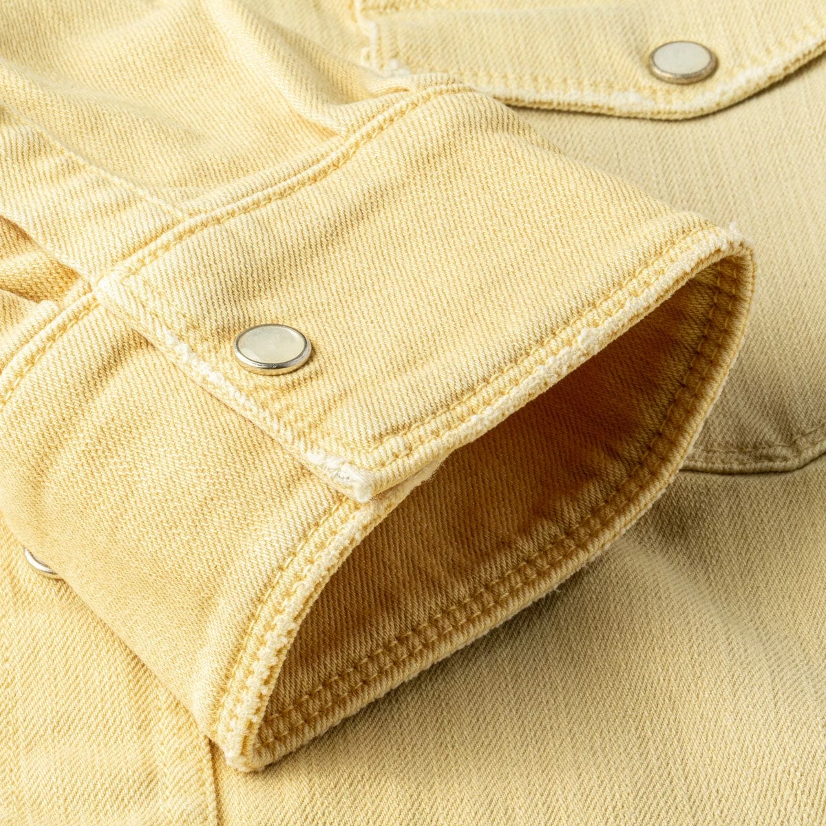 Ranger Denim Snap Shirt In Limone 7 Ranger Denim Snap Shirt In Limone - Image 7