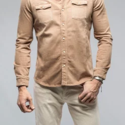 Ranger Denim Snap Shirt In Melone