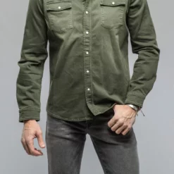 Ranger Denim Snap Shirt In Muschio