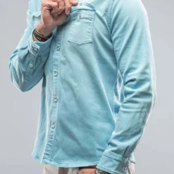 Ranger Denim Snap Shirt In Pervinka 7 Ranger Denim Snap Shirt In Pervinka -Dune Shop axels premium denim ranger denim snap shirt in pervinka mens shirts axels vail 28206191640765