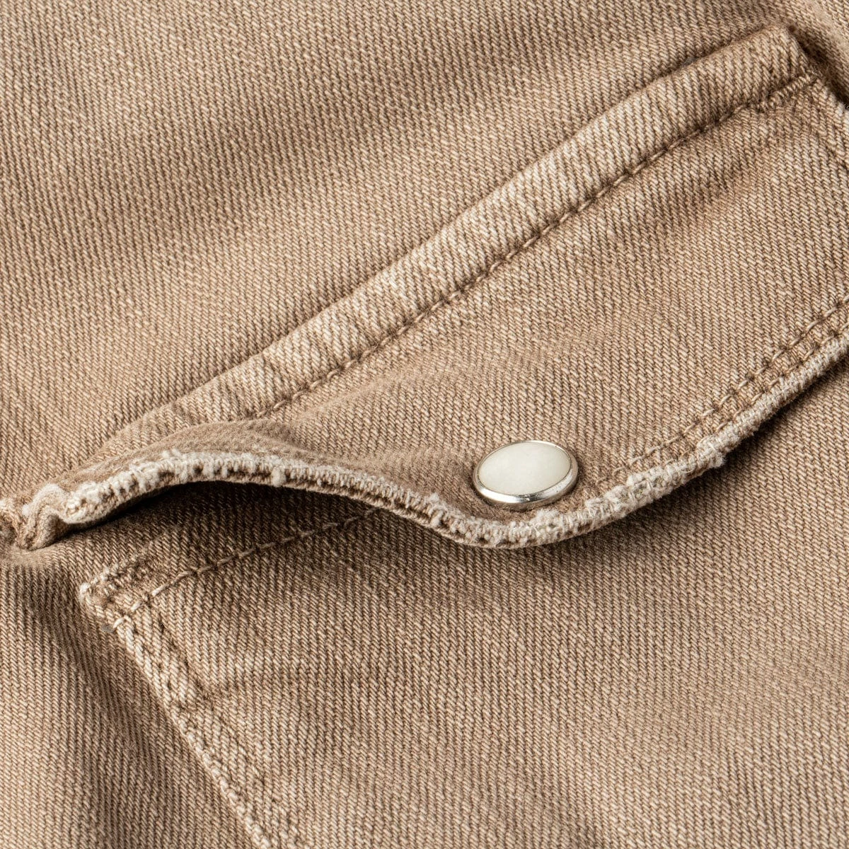 Ranger Denim Snap Shirt In Tortora 8 Ranger Denim Snap Shirt In Tortora - Image 8