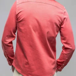 Ranger Denim Snap Shirt In Washed Corallo 9 Ranger Denim Snap Shirt In Washed Corallo -Dune Shop axels premium denim ranger denim snap shirt in washed corallo mens shirts axels vail 37809246011626
