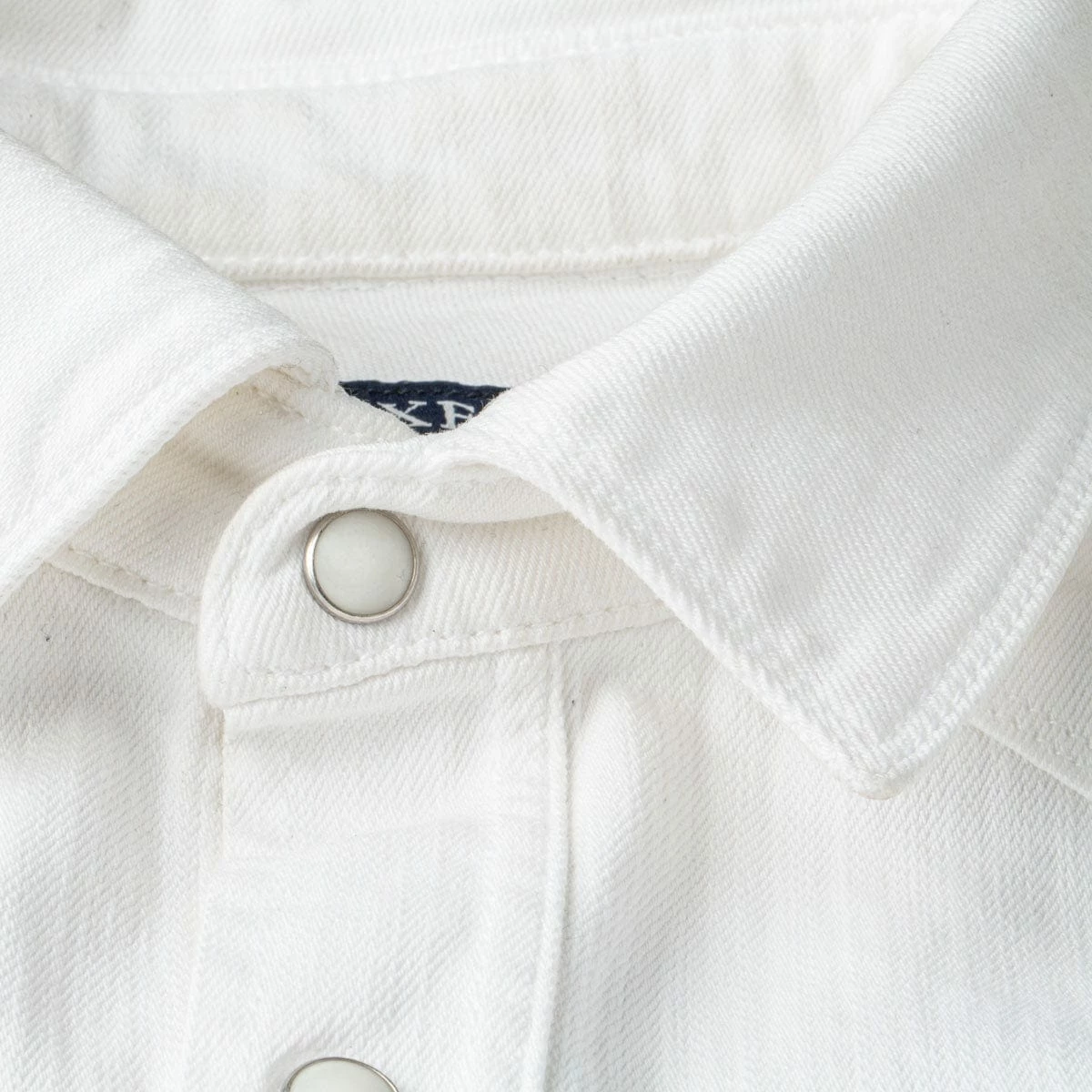 Ranger Denim Snap Shirt In White 5 Ranger Denim Snap Shirt In White - Image 5