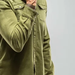 Ranger Denim Snap Shirt In Avocado -Dune Shop axels premium denim ranger snap shirt in avocado mens shirts axels vail 29922717663421