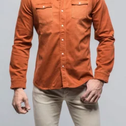Ranger Denim Snap Shirt In Coccio