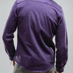 Ranger Denim Snap Shirt In Mirtillo -Dune Shop axels premium denim ranger snap shirt in mirtillo mens shirts axels vail 29820038873277