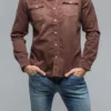 Ranger Denim Snap Shirt In Mogano