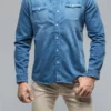 Ranger Denim Snap Shirt In Olympic Blue