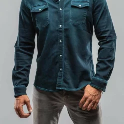 Roper Western Snap Shirt In Petroleo
