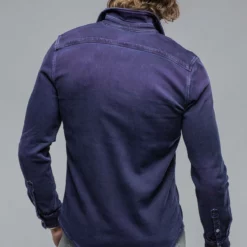 Roper Western Snap Shirt In Mertillo -Dune Shop axels premium denim roper western shirt in mertillo mens shirts axels vail 38859413094634