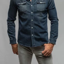 Roper Western Snap Shirt In Anthracite