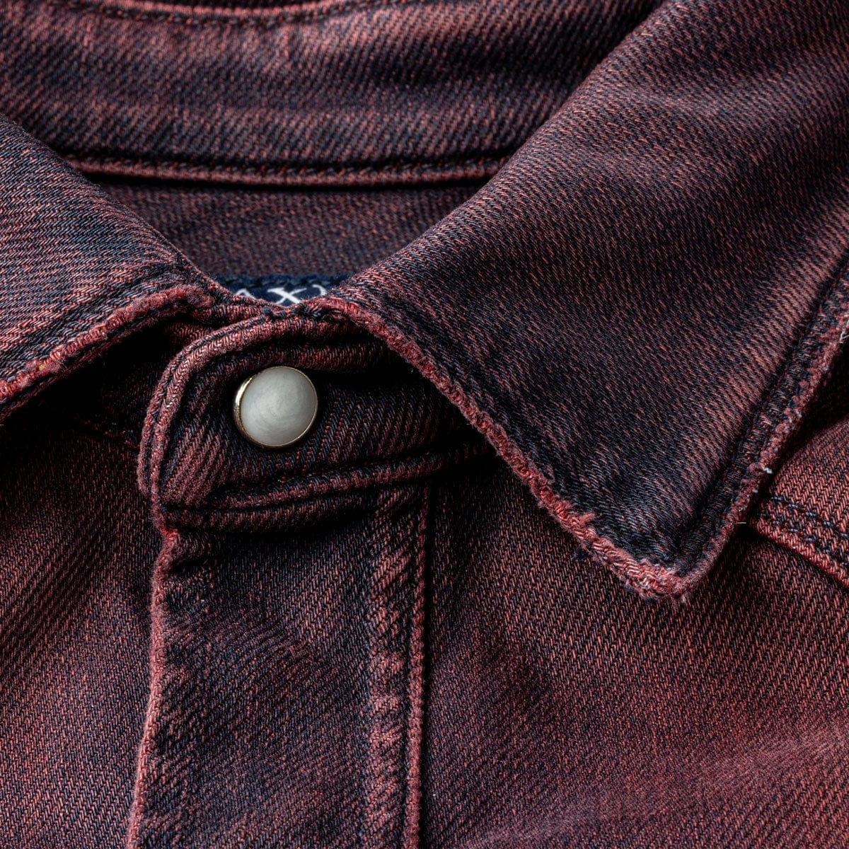 Roper Western Snap Shirt In Bordeaux 6 Roper Western Snap Shirt In Bordeaux - Image 6