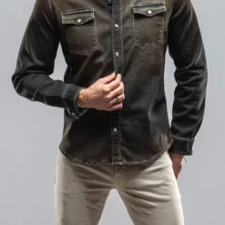 Roper Western Snap Shirt In Desert
