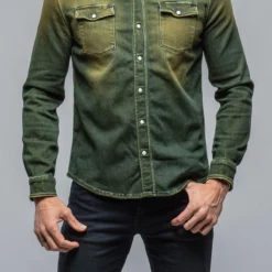 Roper Western Snap Shirt In Ocra