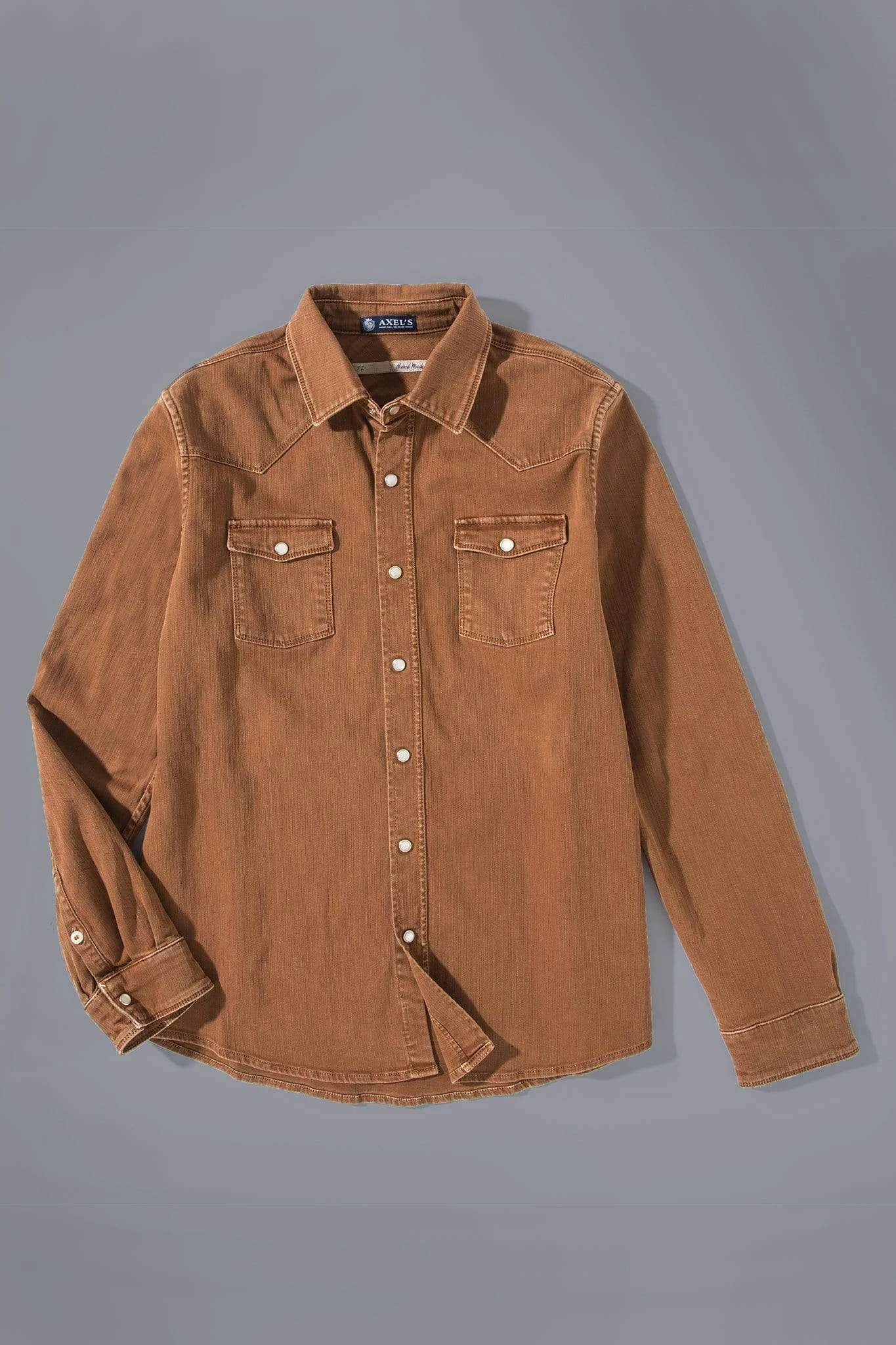 Roper Western Snap Shirt In Stoned Ruggine 2 Roper Western Snap Shirt In Stoned Ruggine - Image 2