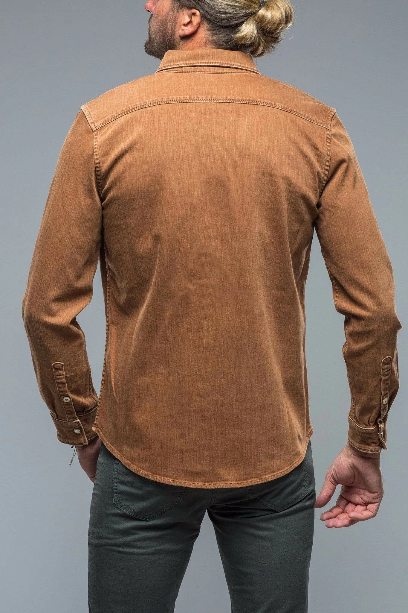 Roper Western Snap Shirt In Stoned Ruggine 3 Roper Western Snap Shirt In Stoned Ruggine - Image 3