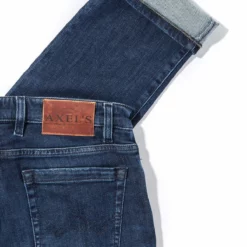 Sedona Denim In Dark Blue -Dune Shop axels premium denim sedona denim in dark blue mens pants 5 pocket axels vail 37502602805482