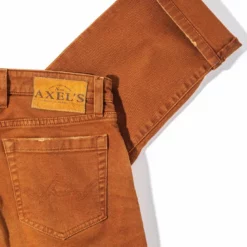 Silverton Colored Denim In Ruggine -Dune Shop axels premium denim silverton colored denim in ruggine mens pants 5 pocket axels vail 29015357194429