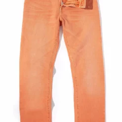 Tucson Selvedge Denim In Tangerine