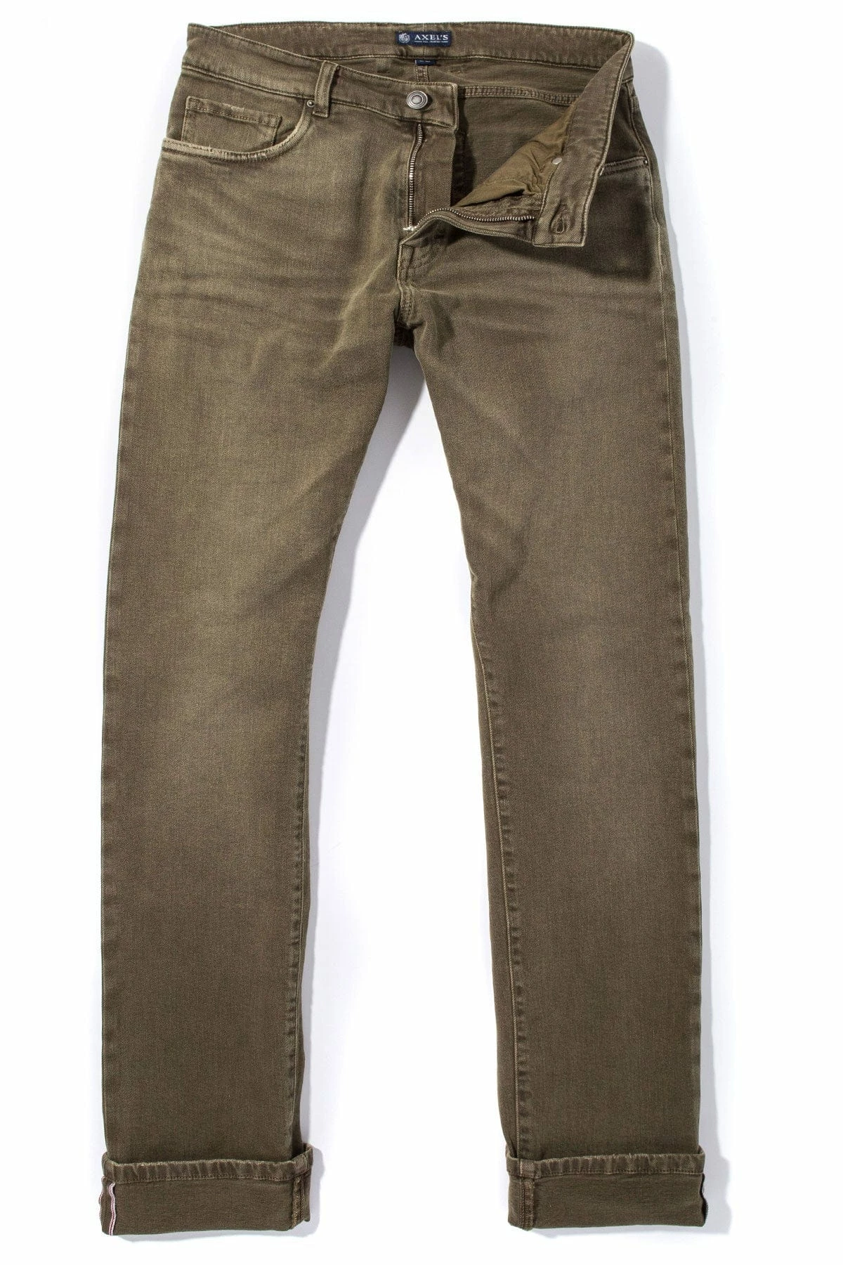 Tucson Selvedge Denim In Army 1 Tucson Selvedge Denim In Army