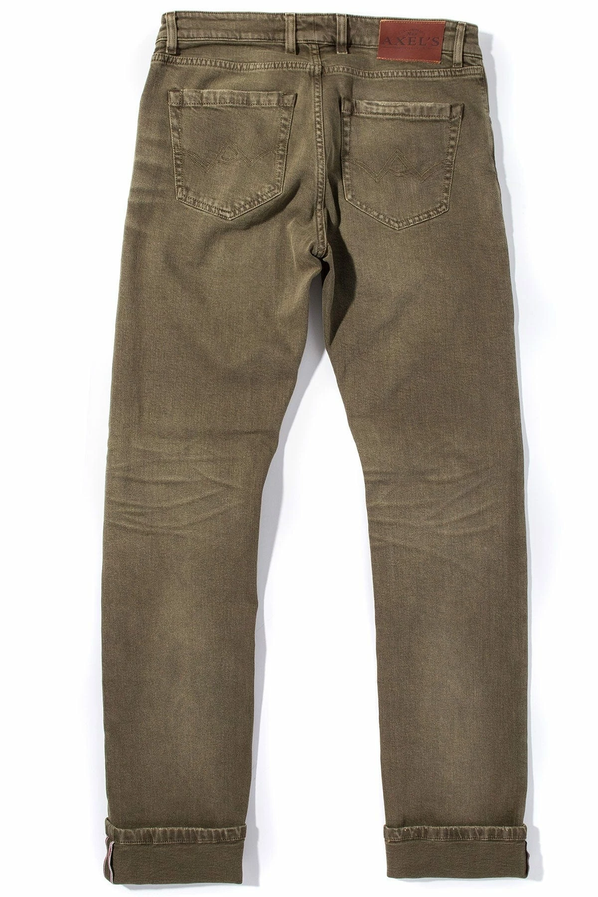 Tucson Selvedge Denim In Army 4 Tucson Selvedge Denim In Army - Image 4